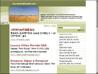 Web site www.countylandforsale.com, American Land Corp Charlotte
